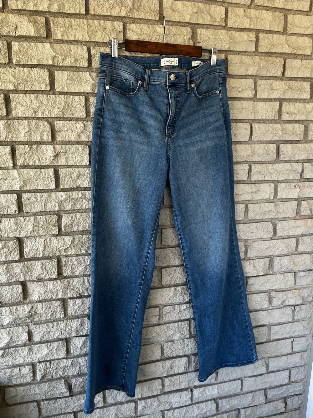 Jessica Simpson Medium Wash Mid Rise Bootcut Jeans Size 10